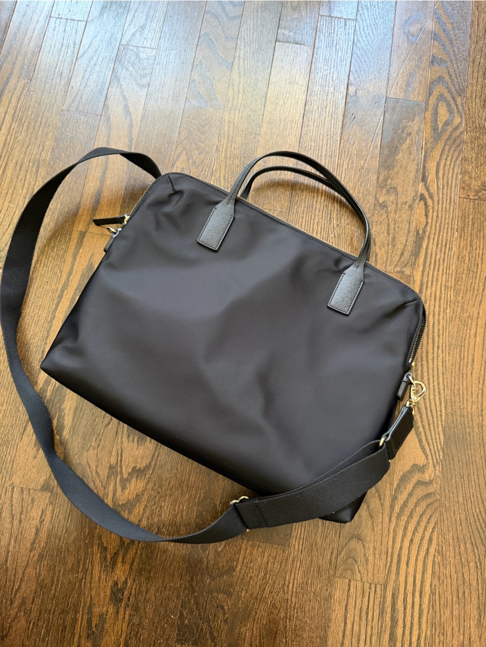 kate spade Black Nylon Laptop Bag with Crossbody Strap - Picture 3 of 3